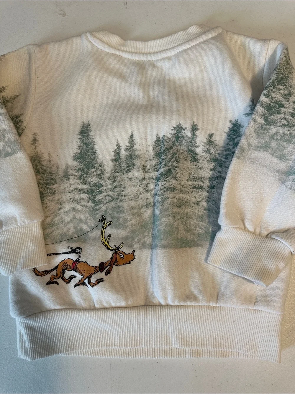 The Grinch sweatshirt & sweatpants size 18mns